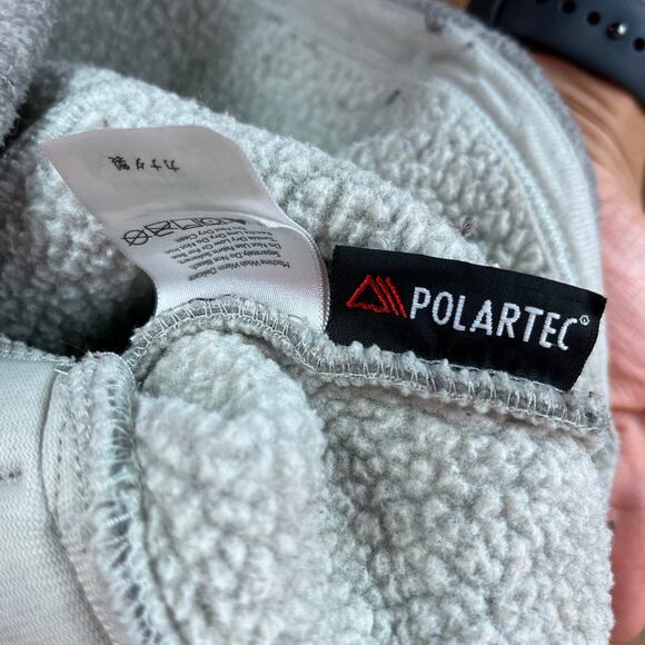 Eddie Bauer Polartec Womens Jacket Gray Gilet Vest Fleece Full Zip Soft Small - Picture 5 of 10